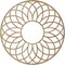Ekena Millwork Cannes Wood Fretwork Pierced Ceiling Medallion, Red Oak, 32"OD x 11"ID x 1/4"T CMWP32X32X0250CNRO - alternate 2